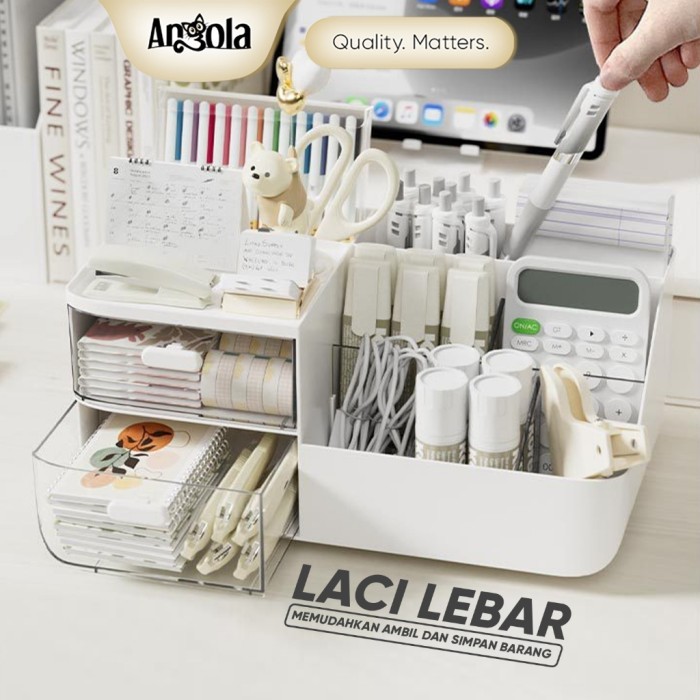 

ANGOLA RAK ALAT TULIS / SKINCARE / MAKE UP C36 STATIONERY ORGANIZER