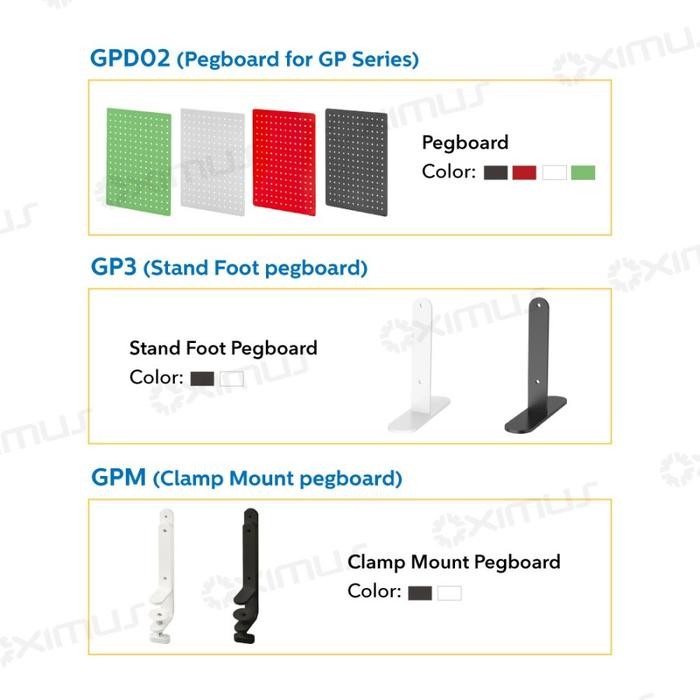 

RAK PAPAN PEMISAH MEJA PEGBOARD DIY OXIMUS GP SERIES CUSTOM PART BESI