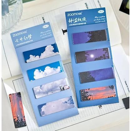 

PEMBATAS BUKU BOOKMARK MAGNET SCENERY DAILY EDITION ISI 4 PCS/ PACK GWIYEO