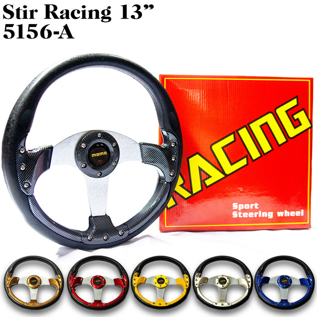 Stir Setir Mobil MOMO Racing 13 Inch