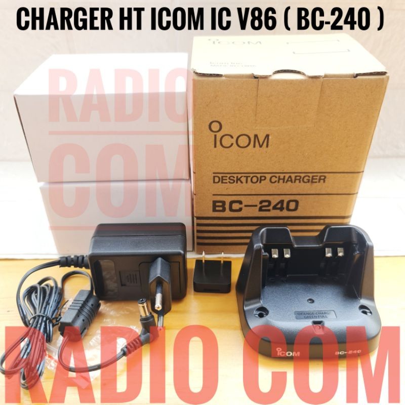 CHARGER ICOM V86 BC-240 DESKTOP CARGER HT ICOM V86 ICOM IC V86 BC240 CARGER HT ICOM V86 BC-240