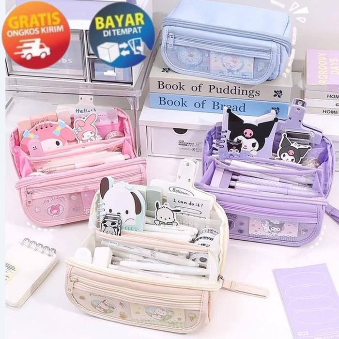 

Kp193 - 9 Lapis Tempat Pensil Kotak Pensil Berkapasitas Besar Alat Tulis Sekolah Stationary Sanrio