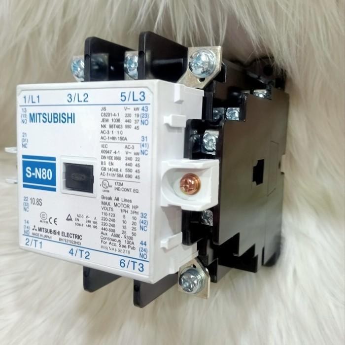MAGNETIC CONTACTOR MITSUBISHI SN80(150A)110V/KONTAKTOR MITSUBISHI ORIGINAL SN-80(15A)