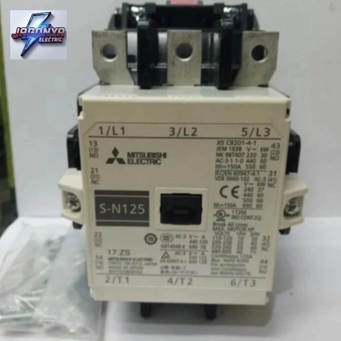 MITSUBISHI KONTAKTOR / CONTACTOR SN125 / SN 125 / SN-125 S-N125 220V BERKUALITAS