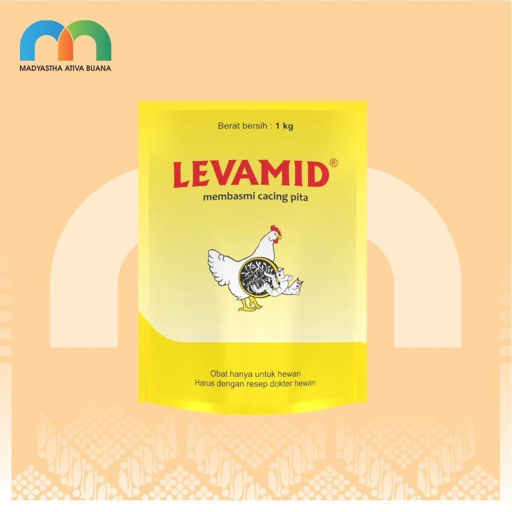 RB22 Levamid 1 Kg Medion Obat Cacing Ayam