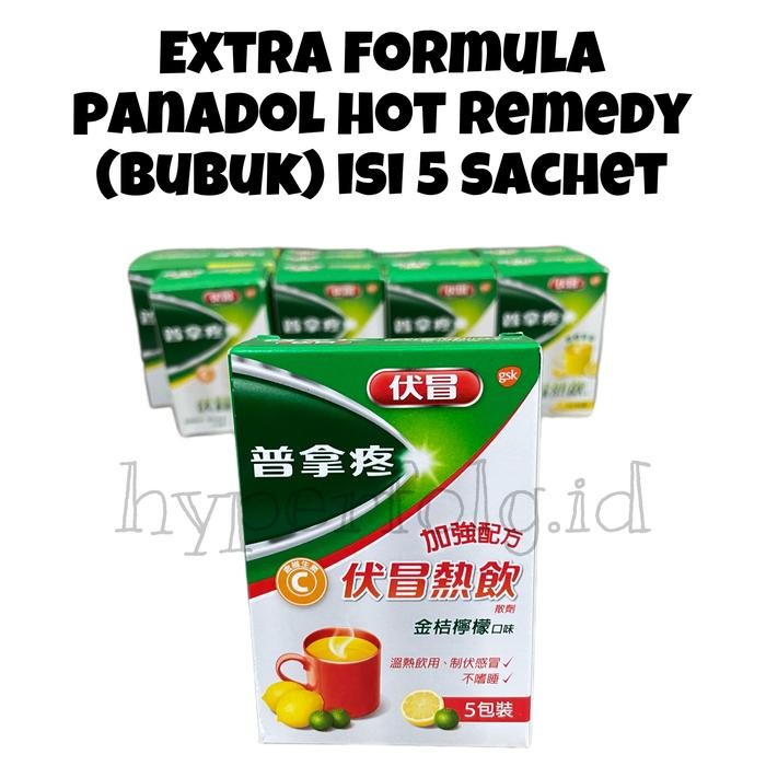 Masih Ada. Panadol Hot Remedy Cold & Flu Vit C- Lemon Import Ori Taiwan Singapore