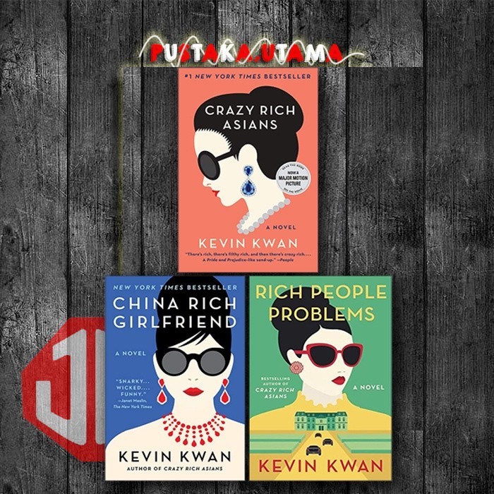 Premium Edition (HC) - Versi Eng/Ind -Crazy Rich Asians Trilogy (3 book series)