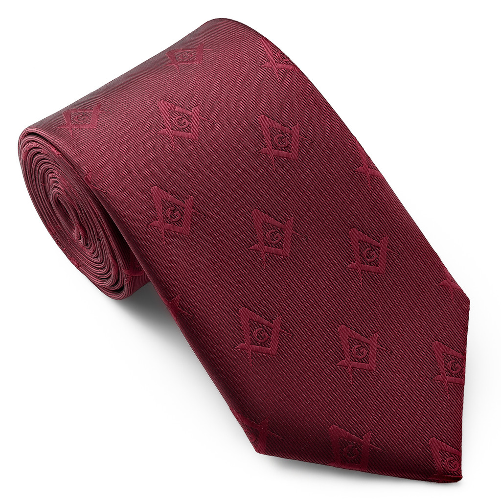 HAWSON Freemason Masonic neckties for men ,Masonic Gifts for Men,Masonic Ties for Freemason Members