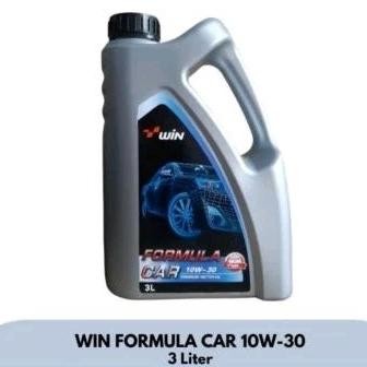 Oli Win Formula Car 10W30 Api Sl (3L)/Pelumas Mesin Bensin Win 10W-30/10-W30 (3 Liter) Kode 046