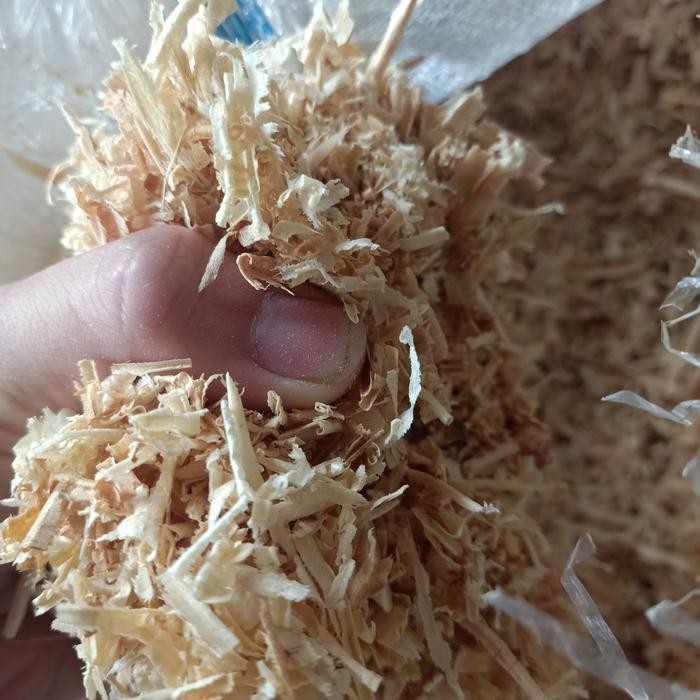 serbuk kayu karungan ukuran beras 50kg (berat kurleb 5 kg) alas kandang tikus hamster murah serbuk