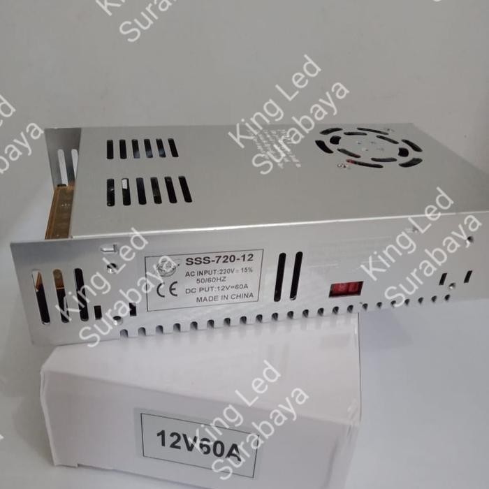 Adaptor 12V 60A Body Kecil Power Supply Switching Led 60 Ampere 12 Vdc