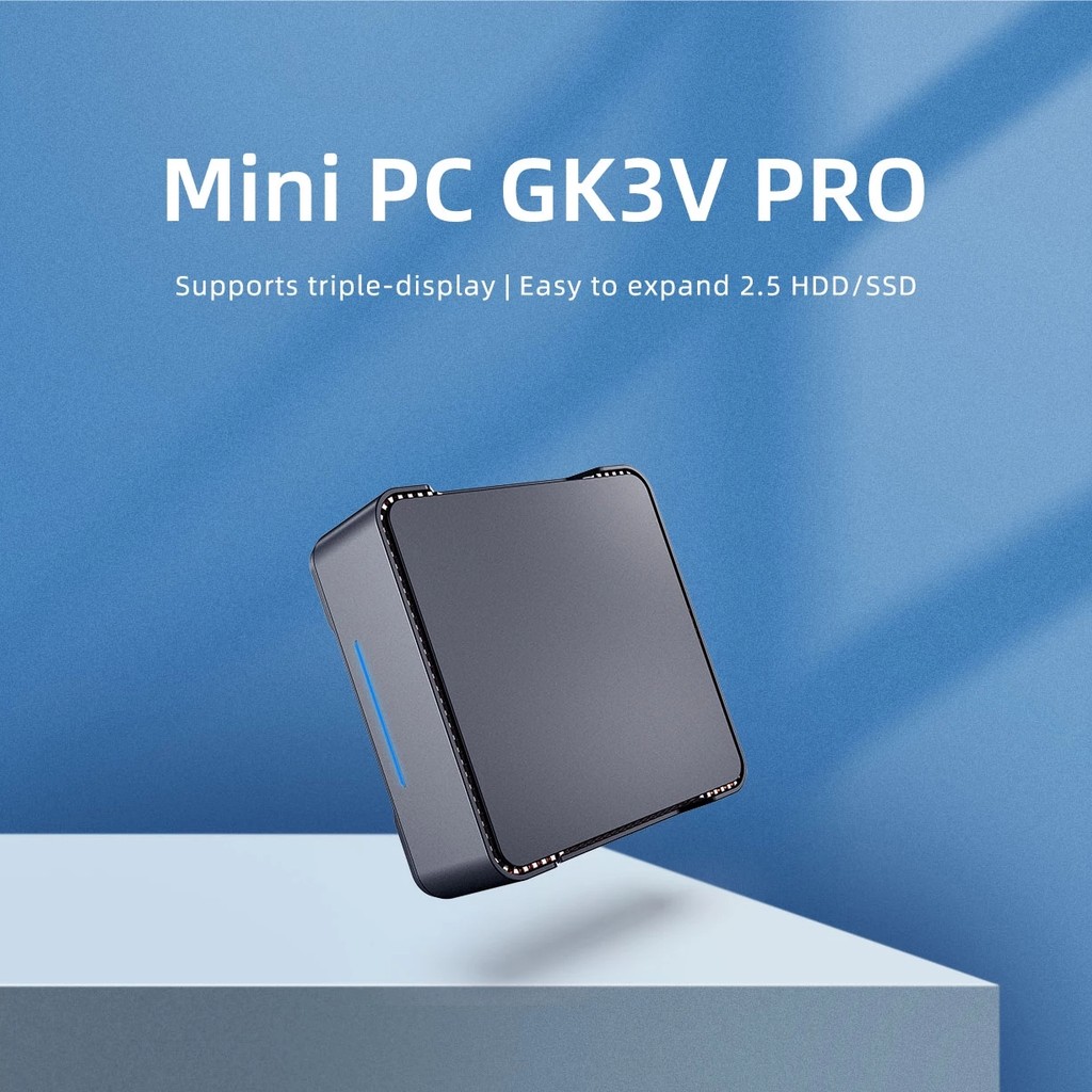 GK3 Pro GK3V Gaming Mini PC Intel Celeron J4125/N5105 Windows 11 DDR4 16GB 512GB Computer TV BOX WIF