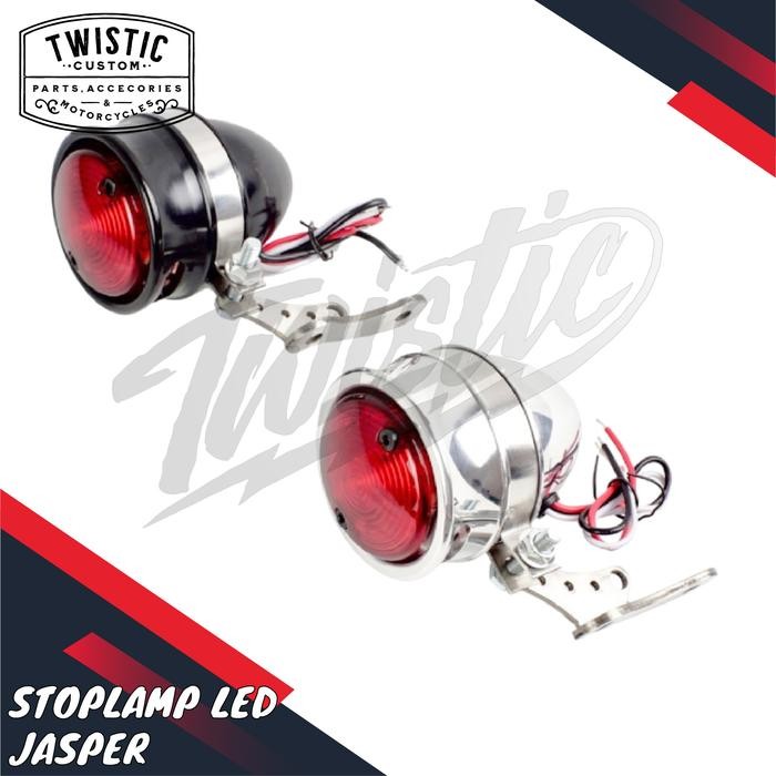 Stoplamp Led Jasper Lampu Motor Harley Chopper Bobber Custom Universal