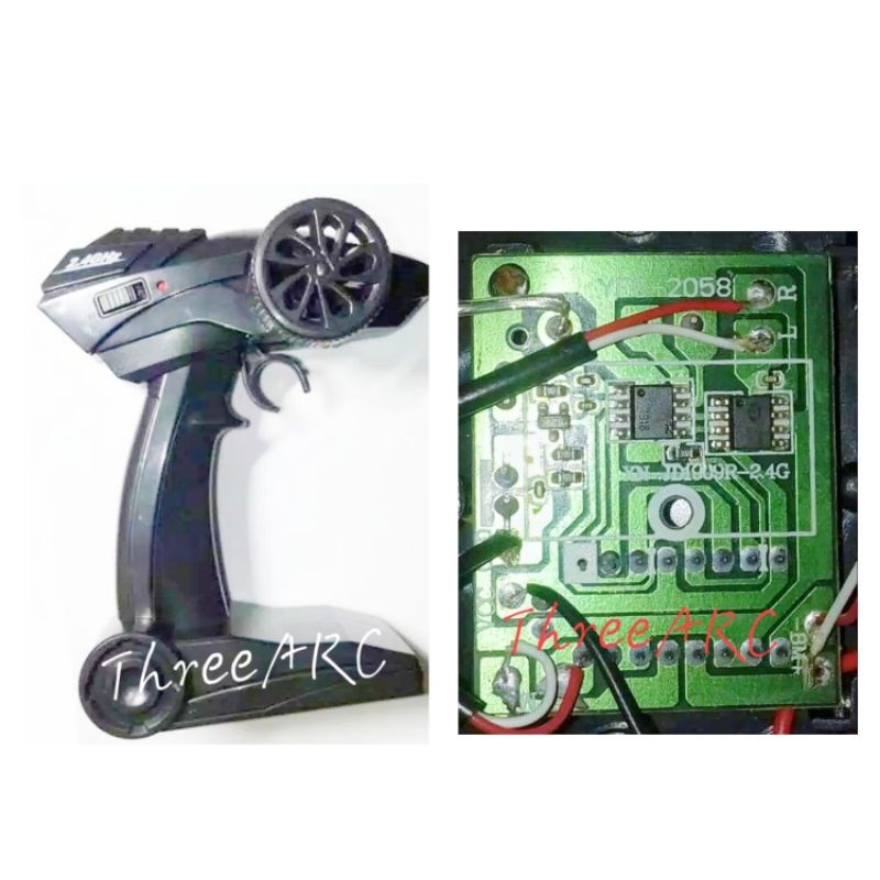 RB22 Remote RC modul pcb reciever rock crawler mobil remote control sparepart RC