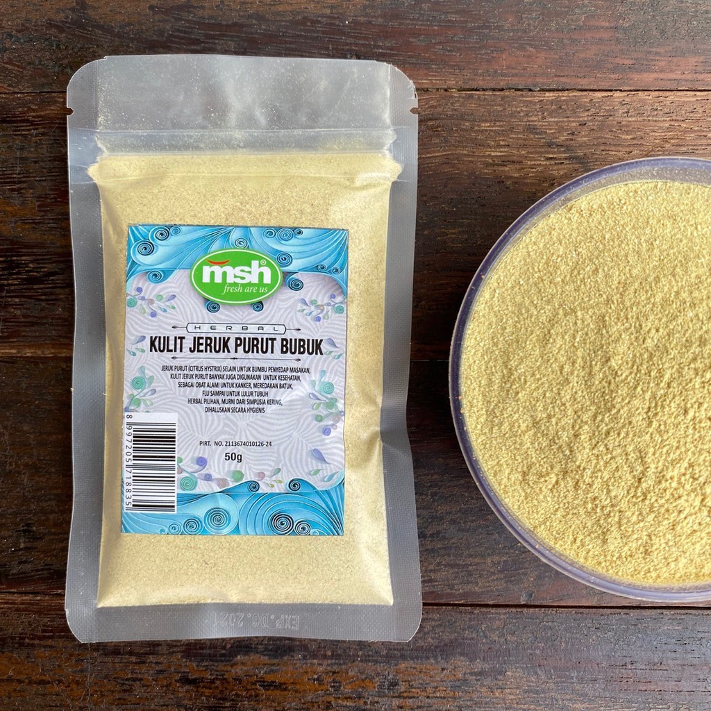 

MSH Kulit Jeruk Purut Bubuk 50 g