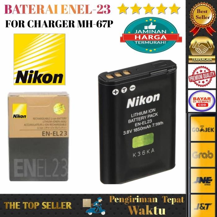 BATERAI NIKON EN-EL23 FOR COOLPIX P900 P610 S810C P600 BATTREY NIKON