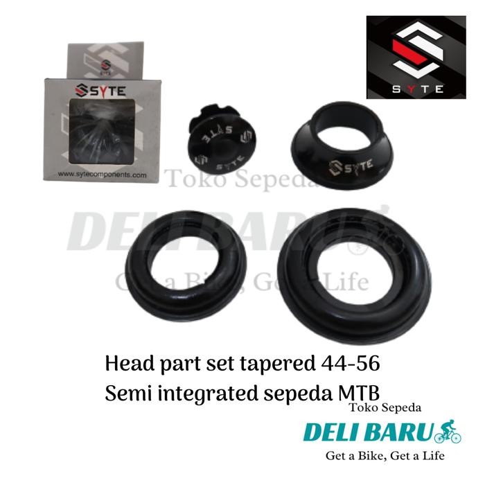 BURUAN,. SYTE HEAD SET OVERSIZE HEADSET TAPERED 44 56 KOM FORK MODEL TANAM SEPEDA MTB