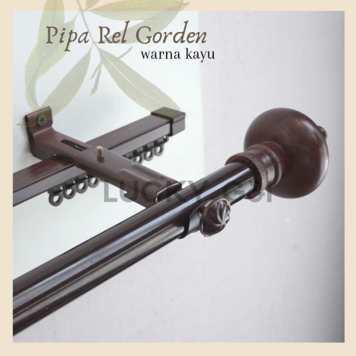 Pipa Rel Gorden serat kayu, pipa gorden kayu