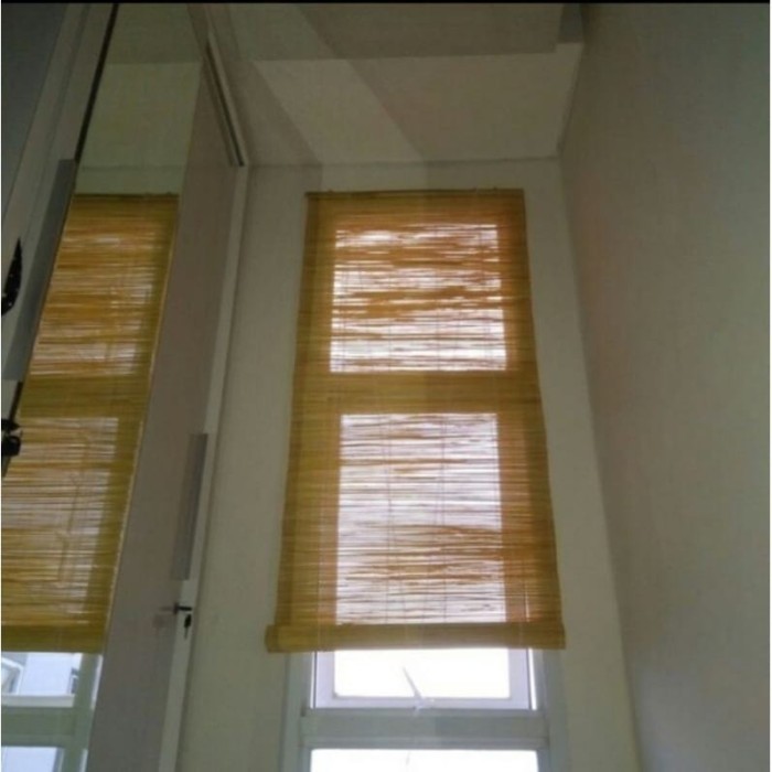 Tirai Bambu Gulung Ukuran 70 x 200 Tirai Bambu Jendela