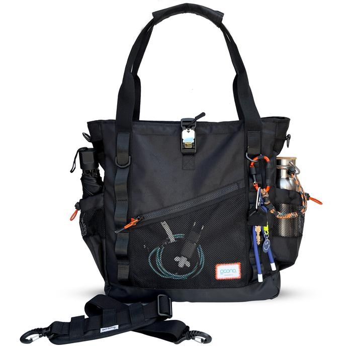 TERLARIS Goona - Tote Bag Volca- Tas Jinjing Travel Laptop Unisex - 16 Inch READY STOCK