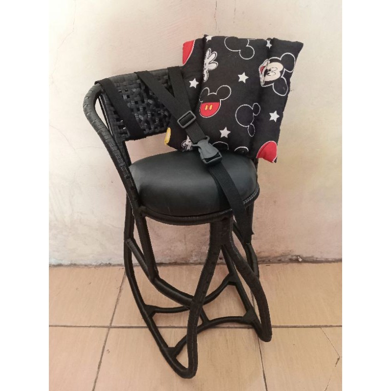 SR Motiv Terbaru Satu Warna Boncengan Rotan Motor Matic//Kursi Rotan Motor Matic Beat Mio Vario