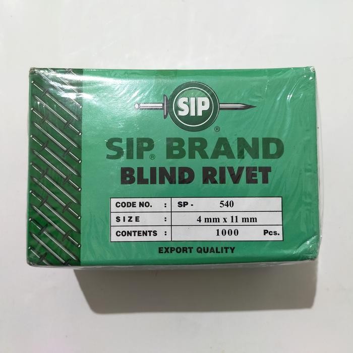 PAKU RIVET 540 SIP 1000PCS 4 MM X 11 MM TERMURAH