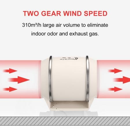 blower dapur penghisap asap dapur 4" 6" 8" 220V Blower Hisap Untuk Kamar Mandi Dapur Kipas Angin