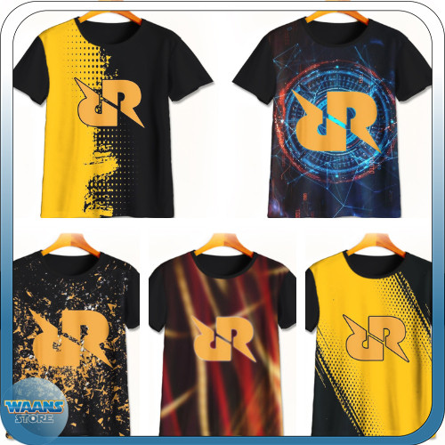 Kaos Anak RRQ Game Esport Mobile Legends RRQ Baju Anak Umur 1-12 Tahun | WAANSstore