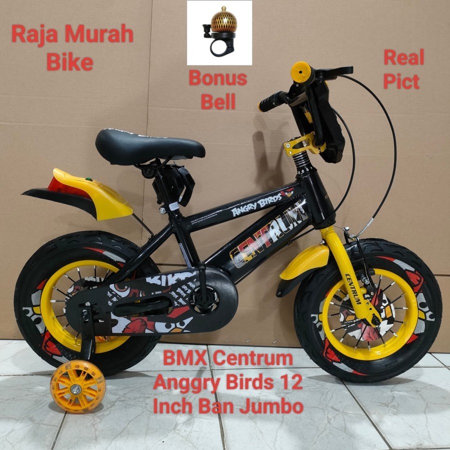 TREA Sepeda Anak Laki Laki Bmx Centrum 3520 12 Inch Sepeda Anak Bmx 12 Inch Centrum Anggry Birds Ban