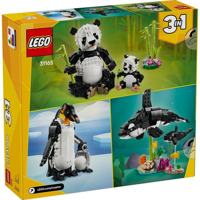 Future Toys - Creator 31165 Wild Animals: Panda Family (626 Pieces) Mainan Balok (8 Tahun+)