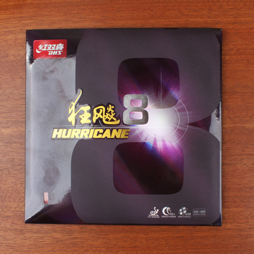Dhs Hurricane8 Hurricane 8 Pips-In Table Tennis Pingpong Rubber With Sponge