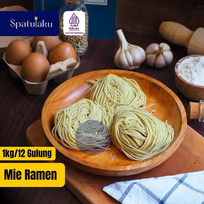 

Ready JT Mie RAMEN Mentah / Japanese Food / 1 Kg isi 12 pcs (Tanpa Pengawet)