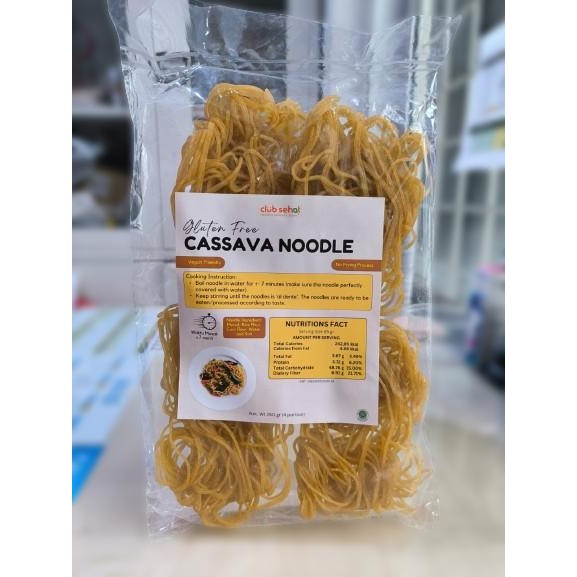 

Ready JT CLUB SEHAT - Mie Cassava Original Gluten Free 260 gr