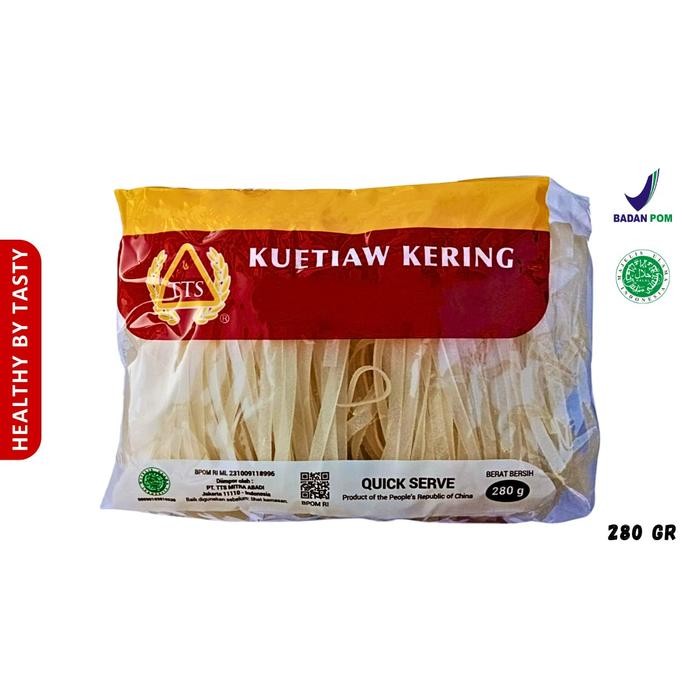 

Ready JT Kuetiaw Kering TTS Kwetiau Kering HALAL Sha Ho Fun 280 Gram