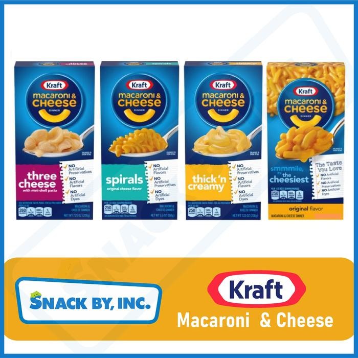 

Ready JT Kraft Mac n Cheese - Macaroni Spiral / Three Cheese / Thick Creamy