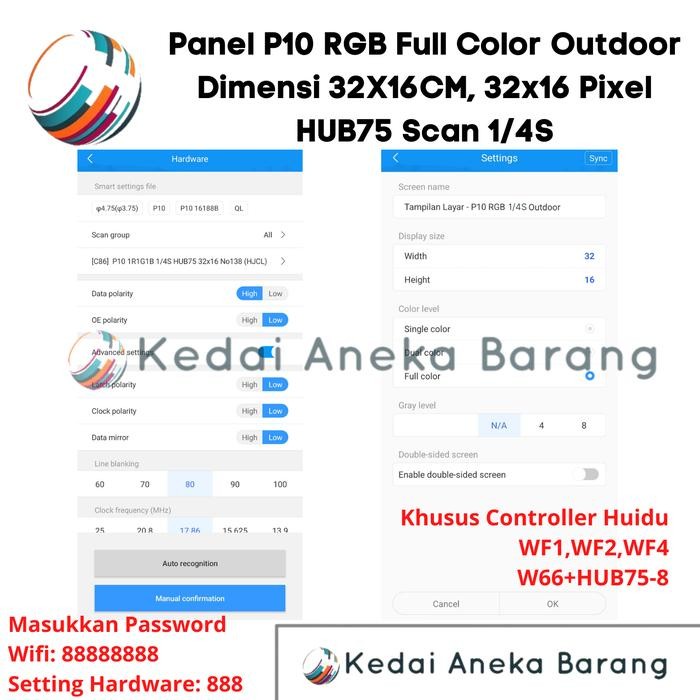 Panel Module Modul LED P10 Running Text SMD RGB Full Color Outdoor