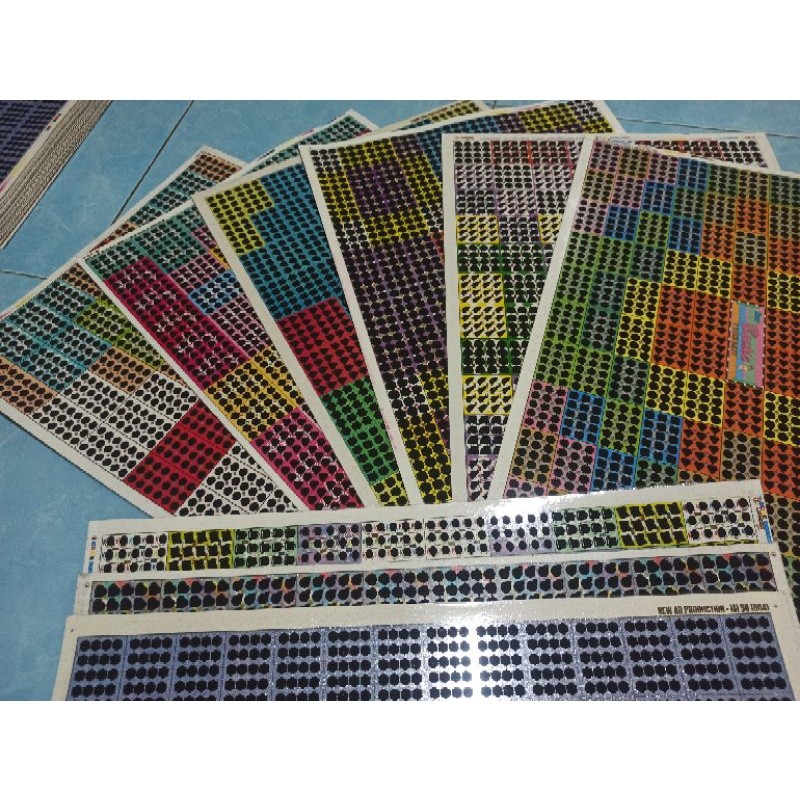 SSN68 GOSOK BOM 15 16 18 20 TITIK MOTIF CAMPUR / MAINAN GESEKAN BOM RENDSTOREID 2