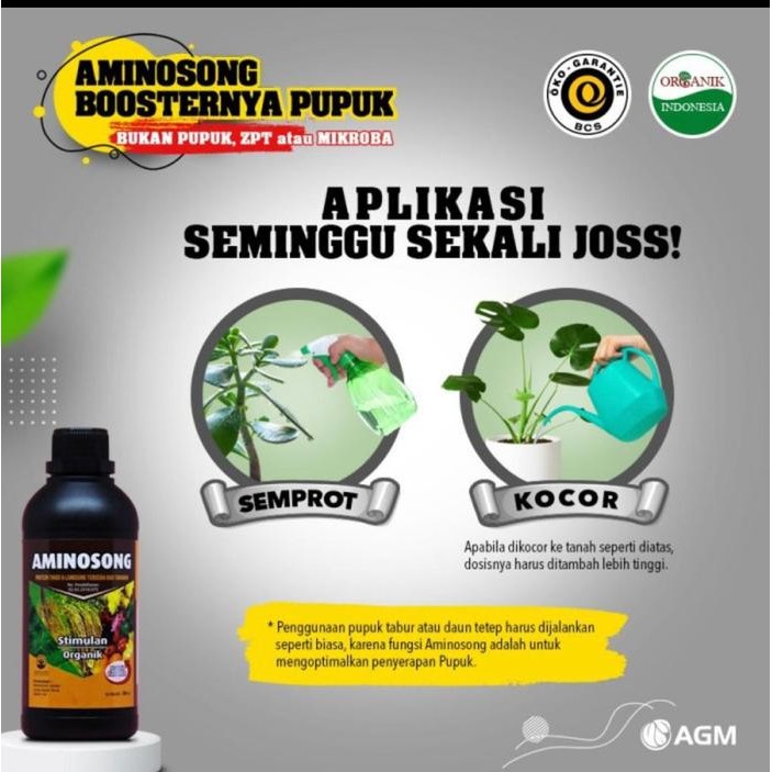 AMINOSONG - Booster Pupuk Asam Amino Organik Untuk Tanaman