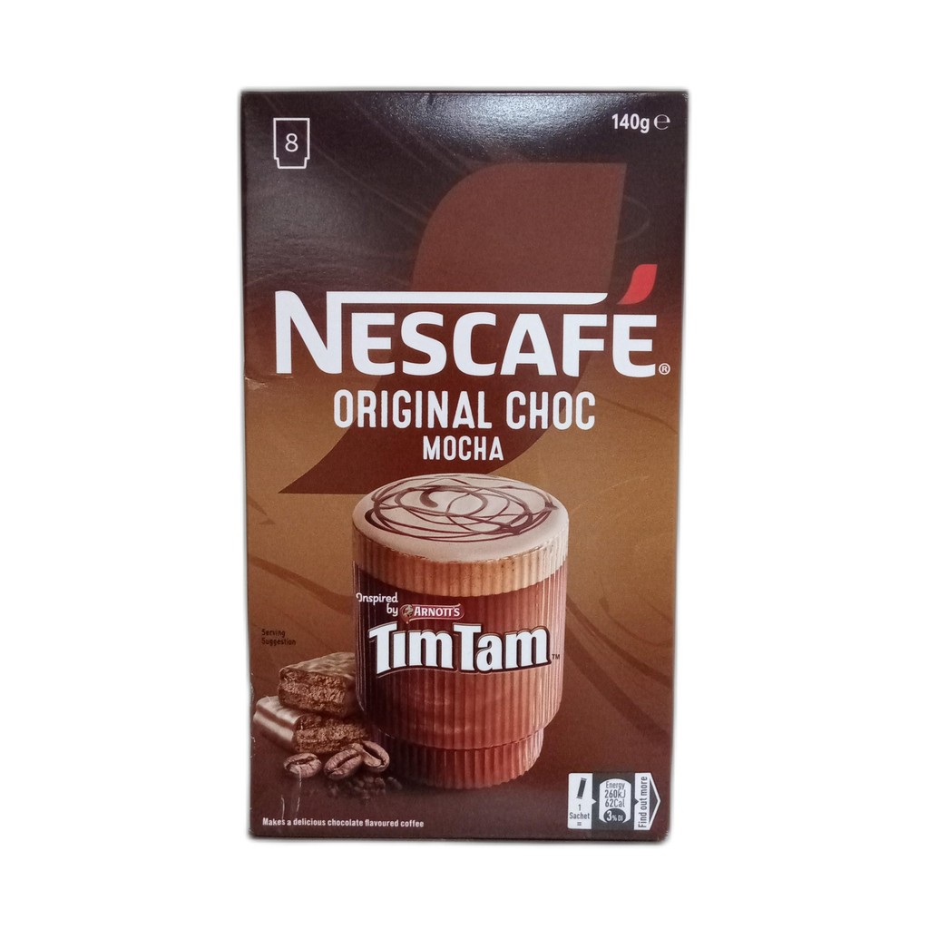 

Nescafe Original Choc Mocha Tim Tam Coffee 8 Pack 140g
