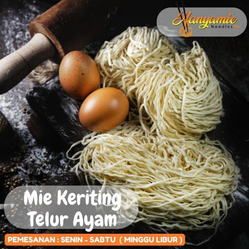 

aina Mie Ayam Bakmi Mentah Hanyamie Dengan Telur Ayam Isi 10 Pcs