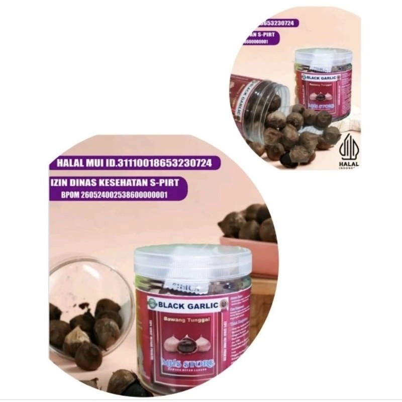 

BAWANG PUTIH HITAM TUNGGAL BAWANG HITAM LANANG -BLACK GARLIC