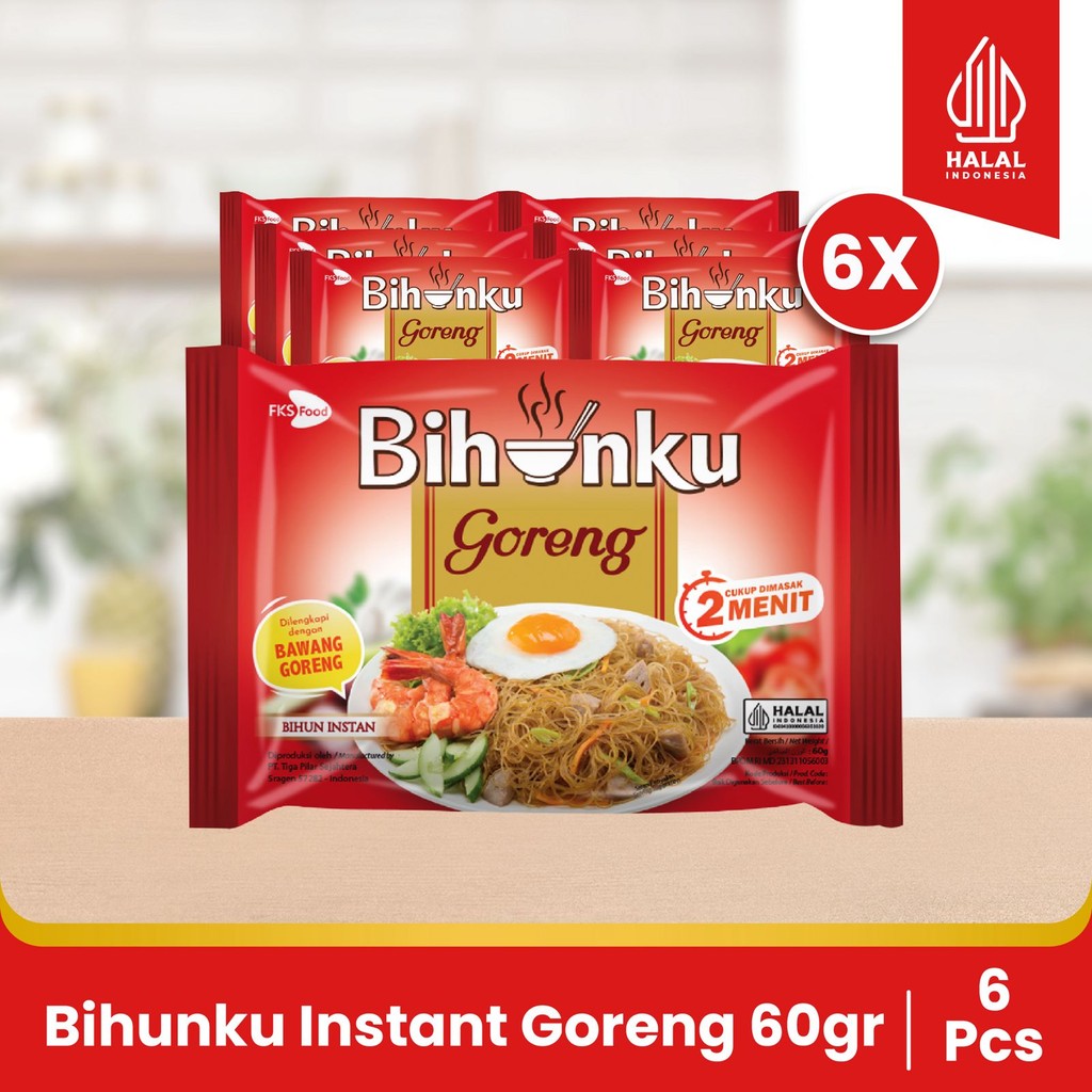 

Paket Bundling - Bihunku Instant - Goreng - 60gr - 6pcs