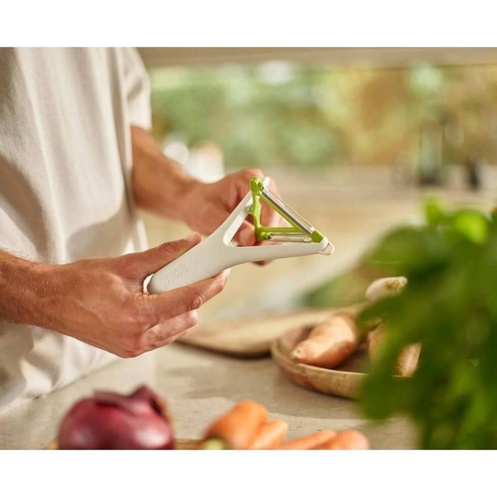 Joseph Joseph Switch 2-in-1 Peeler (Stone/Green)