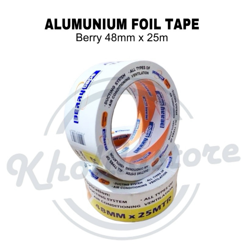 

Ready Alumunium Foil Tape Berry 48 Mm X 25 Meter Termurah