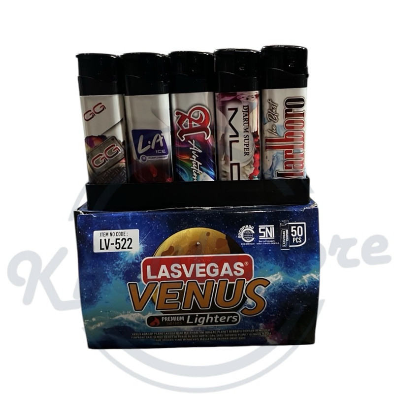 

Promo (50 Pcs) Korek Api Gas Magnet Las Vegas Venus Best Seller