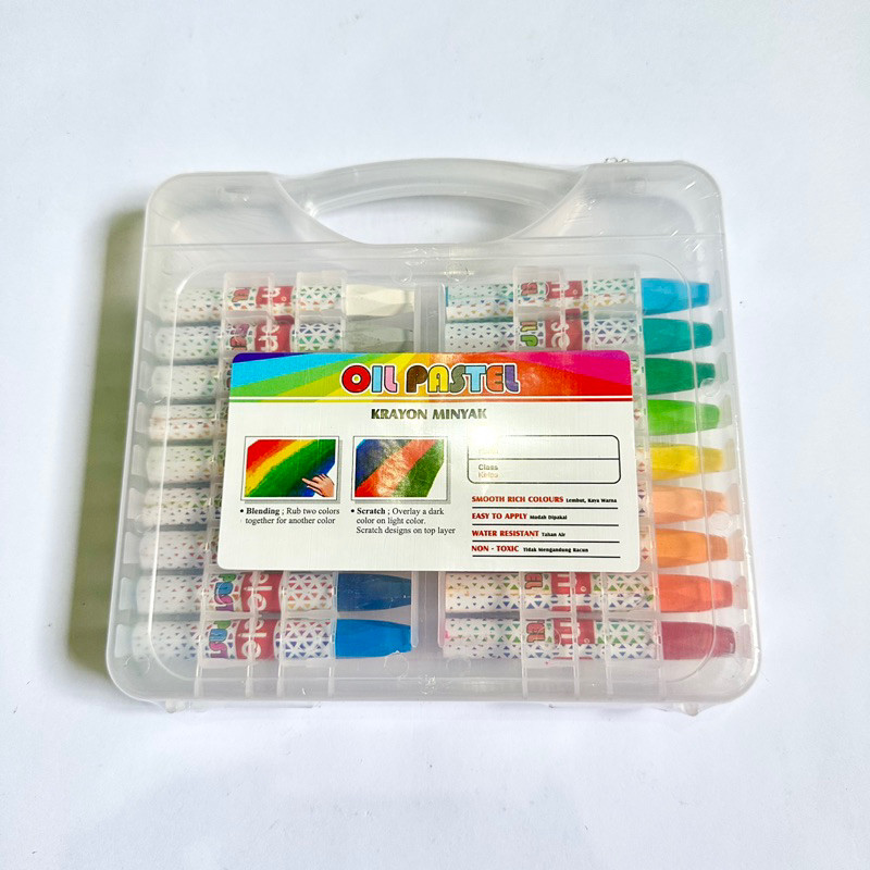 

New Crayon Oil Pastel Eselon 18 Warna Original