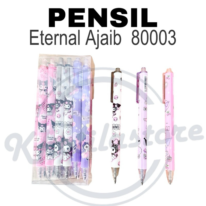 

Terbaru (12 Pcs) Pensil Eternal Motif / Pensil Abadi Ajaib 80003 Best Quality