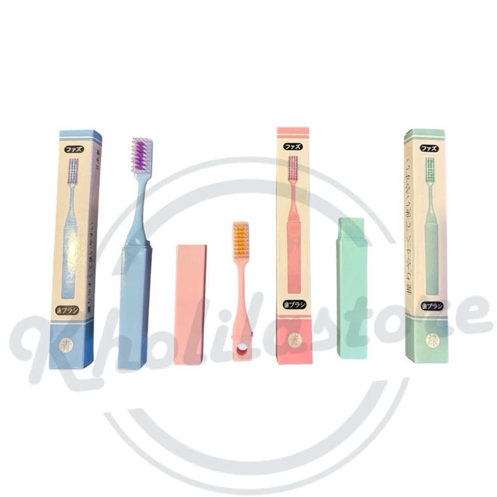 

New (12 Pcs) Sikat Gigi Portable Sikat Gigi Traveling Sikat Gigi Lipat Original