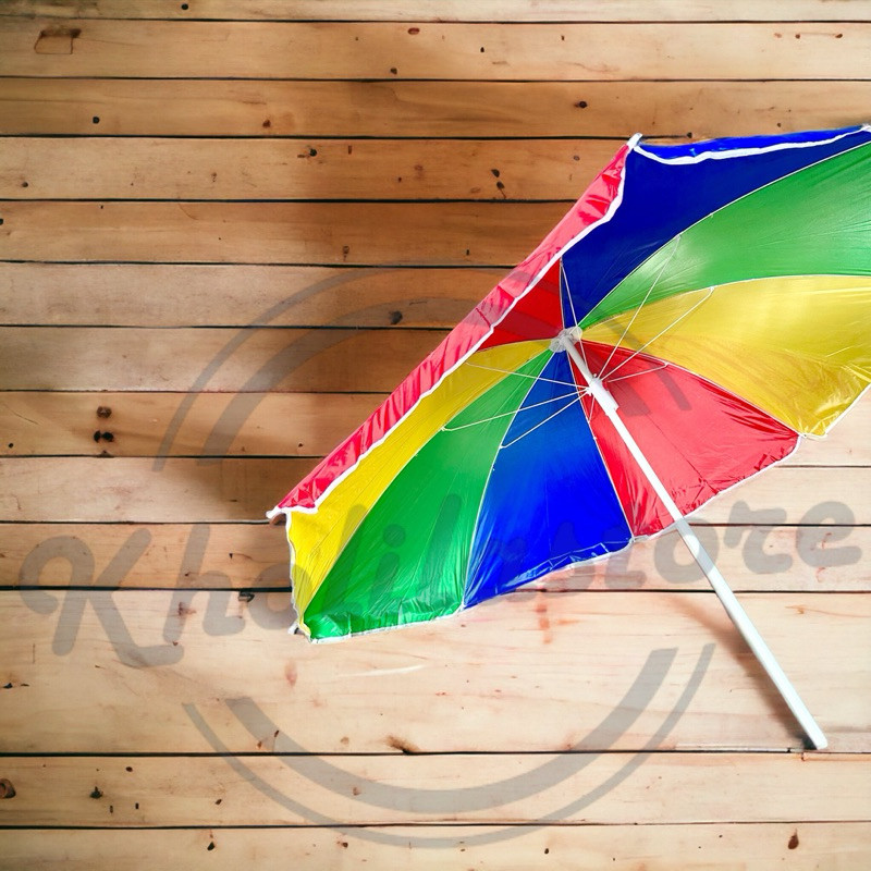 

Terbaru Payung Pantai Pelangi / Payung Tenda Jualan 180Cm Termurah