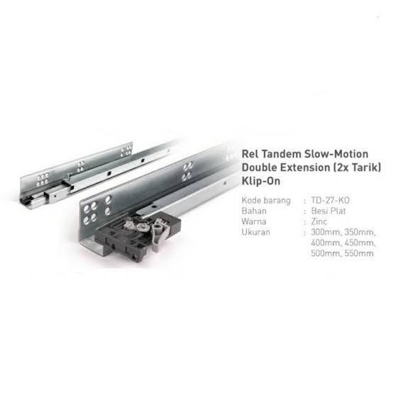Rel Laci Tandem Huben 50 CM Rel Tandem Huben TD-27 Klip On